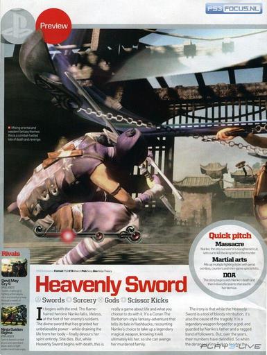 Heavenly Sword - PS3. Focus.NL