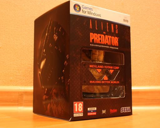 Aliens vs. Predator (2010) - Коллекционный лицехват и другие радости российского релиза Aliens vs. Predator (2010) вживую!
