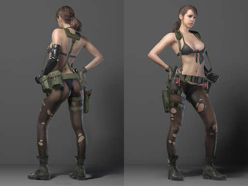 Metal Gear Solid: Ground Zeroes - Косплей Quiet из Metal Gear Solid V