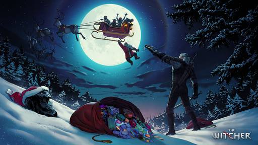 Ведьмак 3: Дикая Охота - Merry Witchmas! Ретроспектива рождественско-новогодних открыток от CD PROJEKT RED 